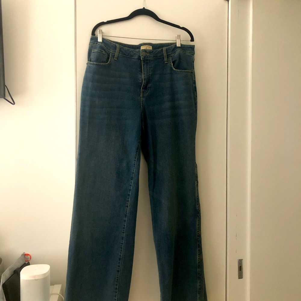 Nili Lotan for Target blue jeans size 16 - Picture 4 of 8